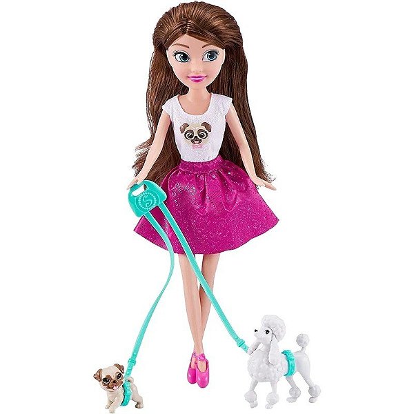 Boneca Sparkle Girlz Dog Walker Zuru - 10065