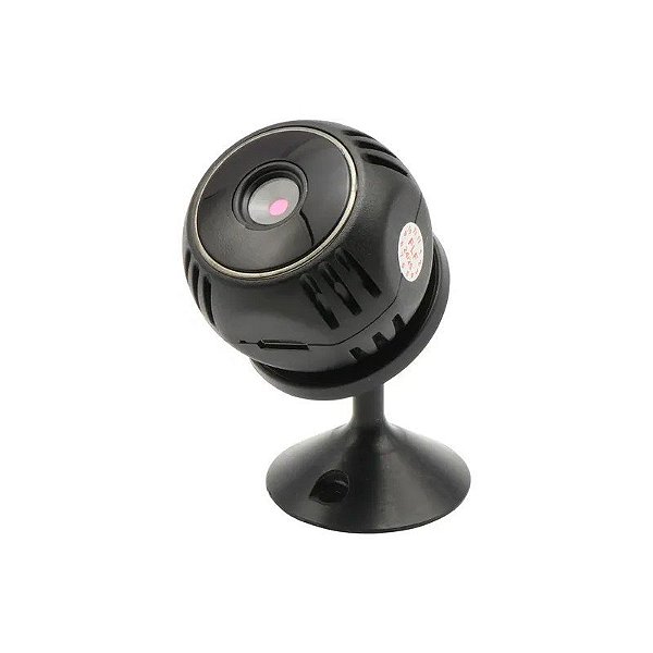 Câmera Espião Satélite HD WiFi A-W08 - Preto