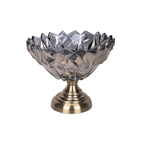 Frutileira Decorativa 23.5X19CM - Cinza