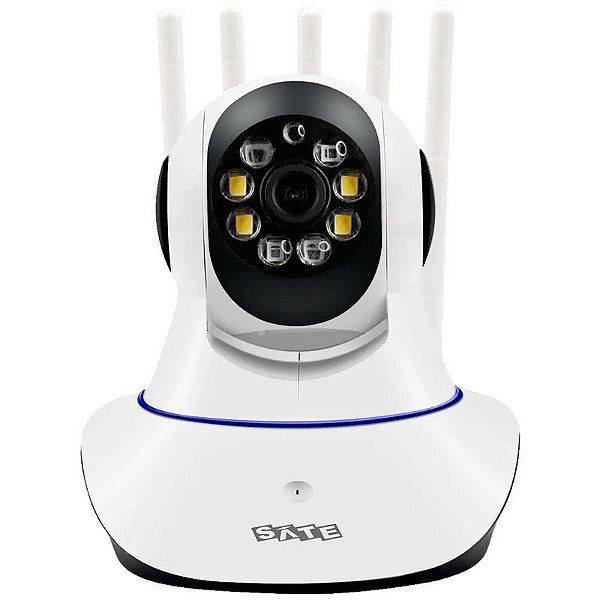 Câmera de Segurança Satellite A-CAM006 HD Wi-fi - Branca