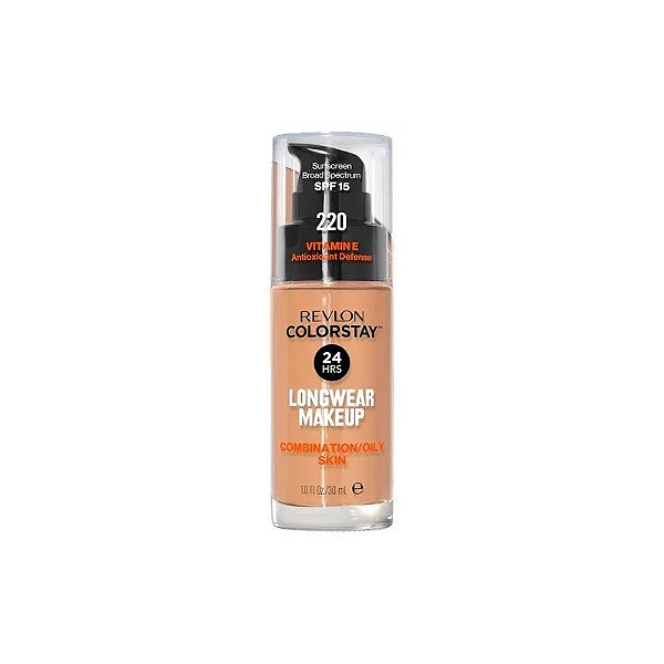 Base Revlon Colorstay Pele Oleosa 220 Bege Natural