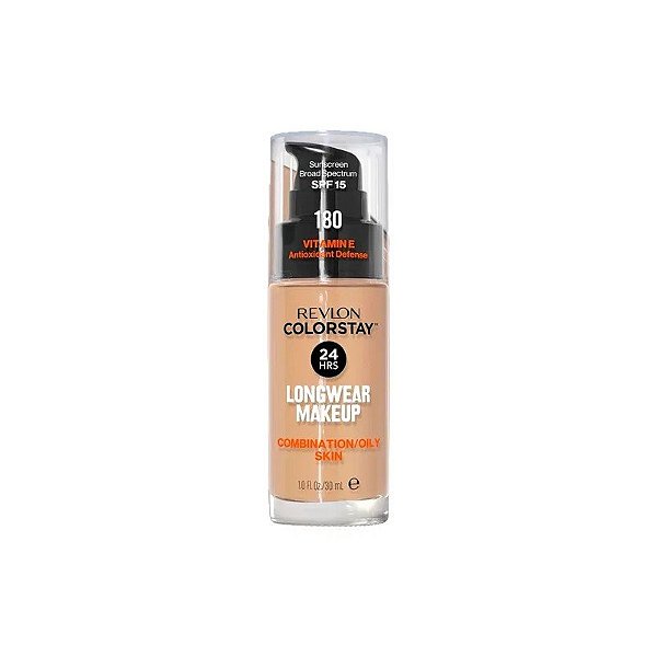 Base Revlon Colorstay Pele Oleosa 180 Areia Bege