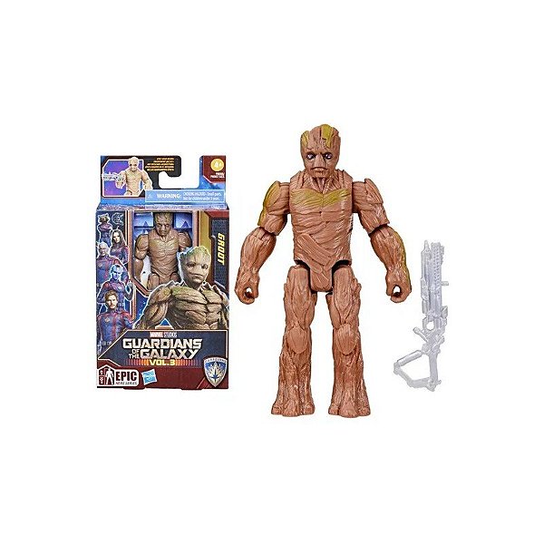 Boneco Groot Guardiões Da Galáxia 4" Newton Hasbro