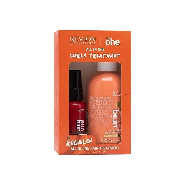 Kit Leave-In Revlon Uniqone All In One Curls 230 ML + Uniqone All In One Classic 50 ML