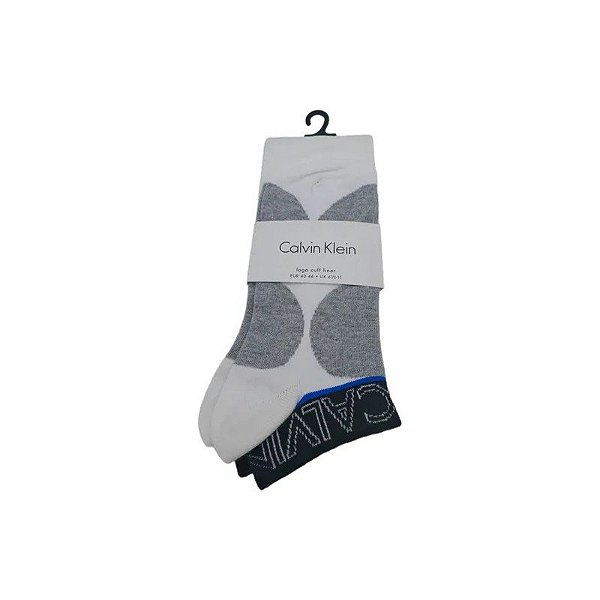 Meias Calvin Klein Masculino ECC213-010-4046 Branco