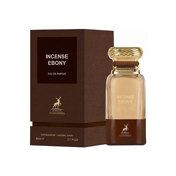 Perfume unissex Maison Alhambra Incense Ebony Eau de Parfum 80 ml