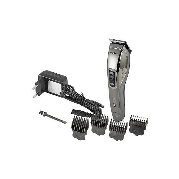 Máquina de Cortar Cabelo Britânia BCR20SG - Recarregável - Prata