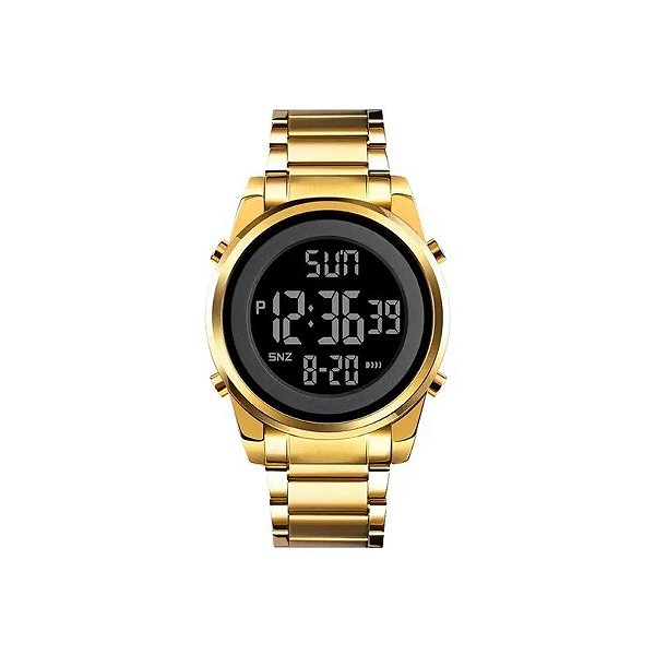 Relógio Digital Masculino Skmei 1611 GD - Dourado