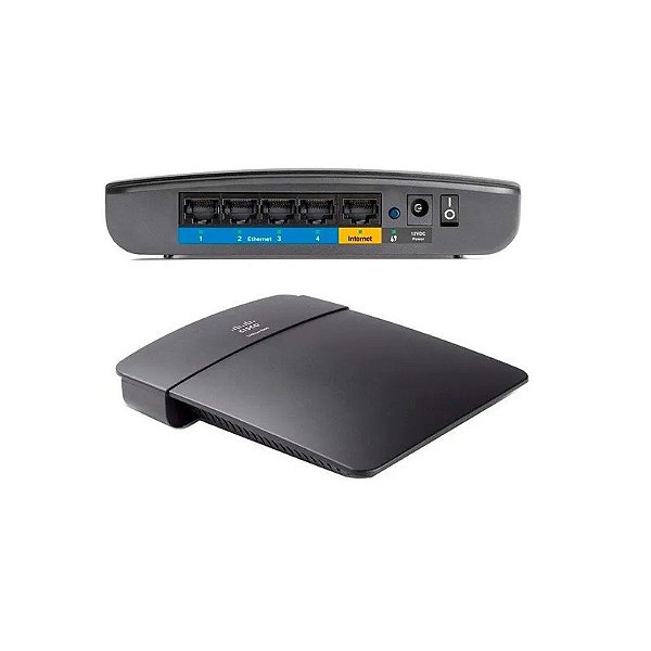 Roteador Wireless Linksys N300 2.4GHZ 300MBPS 4 Portas RJ45 10/100 - E900-BR