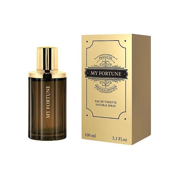 Perfume Fragluxe Minha Fortuna Para Homens Água de Colônia Masculino 100ml