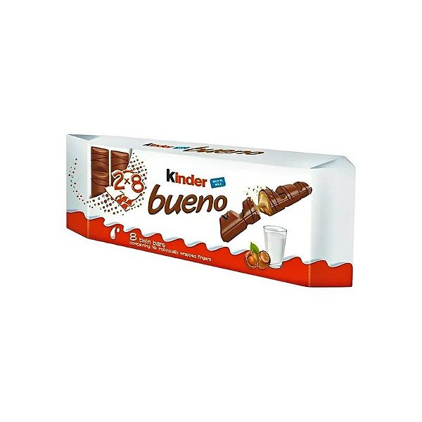 Chocolate Kinder Bueno 2X8 - 344 Gramas