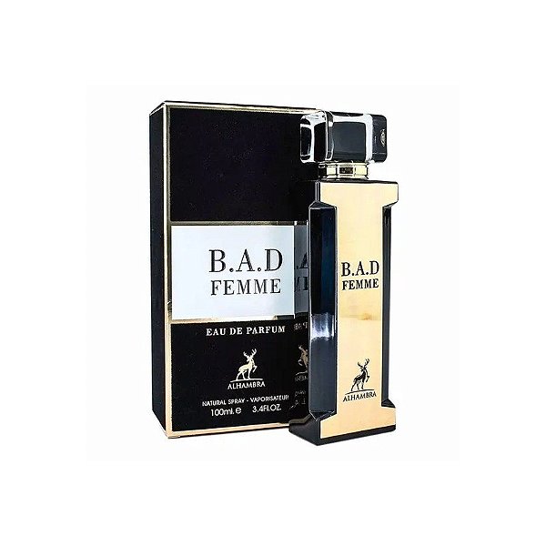 Perfume Maison Alhambra Bad Famme Água de Perfume Feminino 100mL