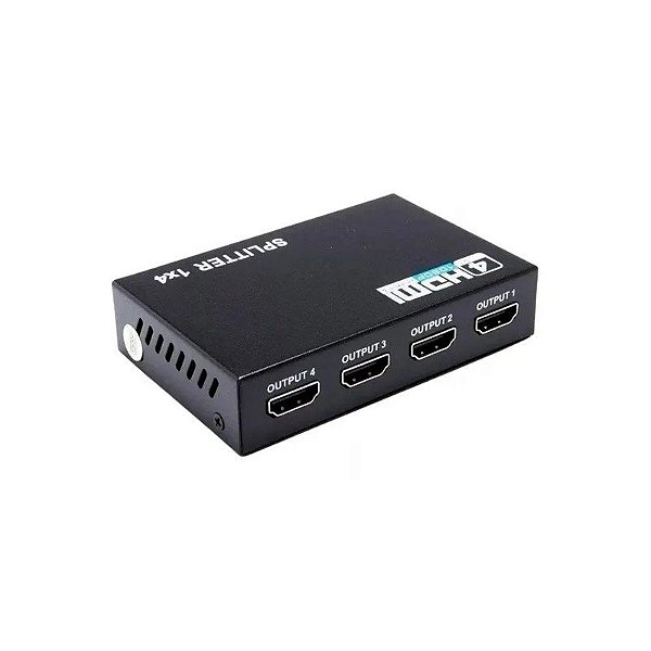 Divisor HDMI 1X4 HDTV 1080P (1 Entrada x 4 Saídas)