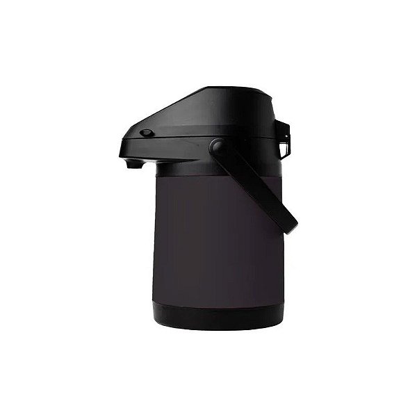 Jarra Térmica + Copo Mateiro Lustar 2,5L + 140ML - Preto