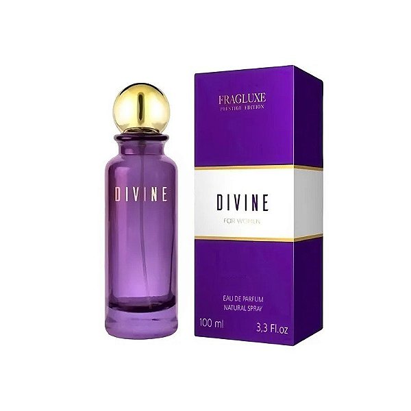 Perfume Fragluxe Divine For Woman Eau de Parfum Feminino 100ML