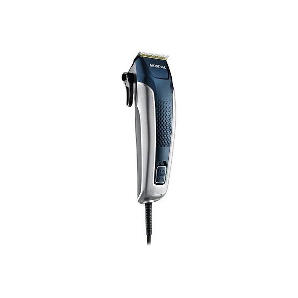 Máquina de Cortar Cabelo Mondial Titanium Power CR-09M - 8 Em 1 - 10W - 220V - Azul