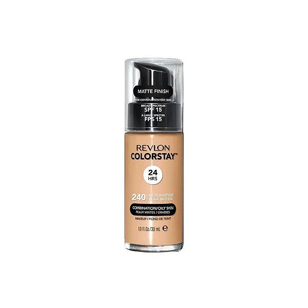 Base Revlon Colorstay Combinação Oleosa 240 Bege Médio 8960-06