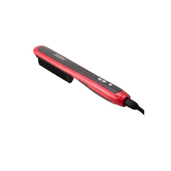 Escova Alisadora Onida ON-383 - 45W - Bivolt - Vermelho e Preto