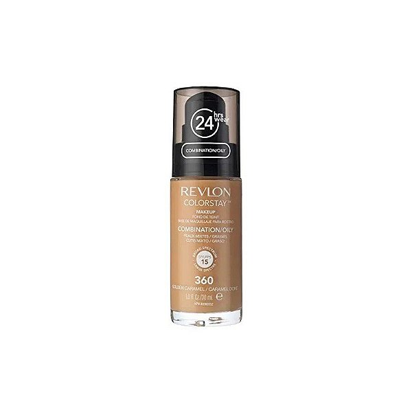 Base Revlon ColorStay Combinação 360 Caramelo Dourado - 30mL
