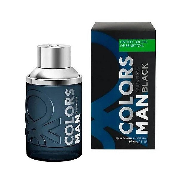 Perfume Benetton Colors Man Black EDT 60ml - Masculino