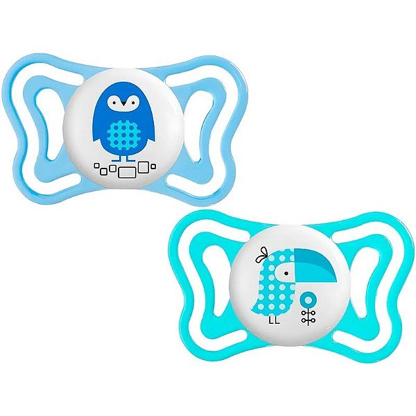 Chupeta de Silicone Chicco PhysioForma Light 7103121 - 2-6M (2 Unidades)