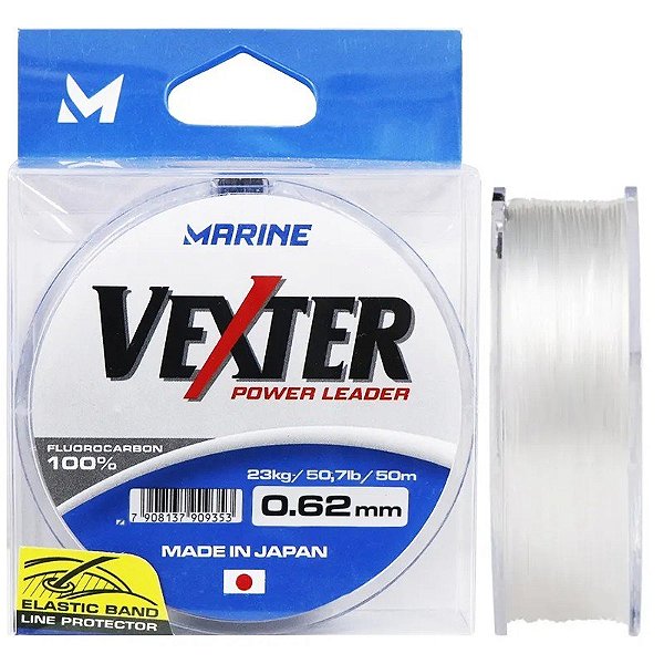 Linha Vexter Power Leader F. Carbon 0,62mm 50m