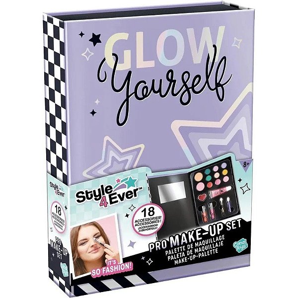 Kit de Maquiagem Style 4Ever Glow Yourself Pro da Canal Toys - OFG 311
