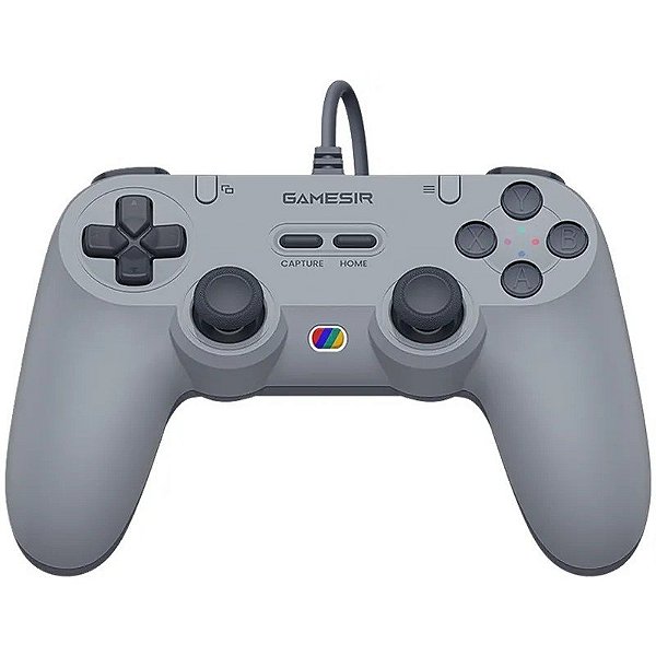 Controle Gamesir Tegenaria Lite com Fio PC/Switch/Android/iOS - Cinza Retrô
