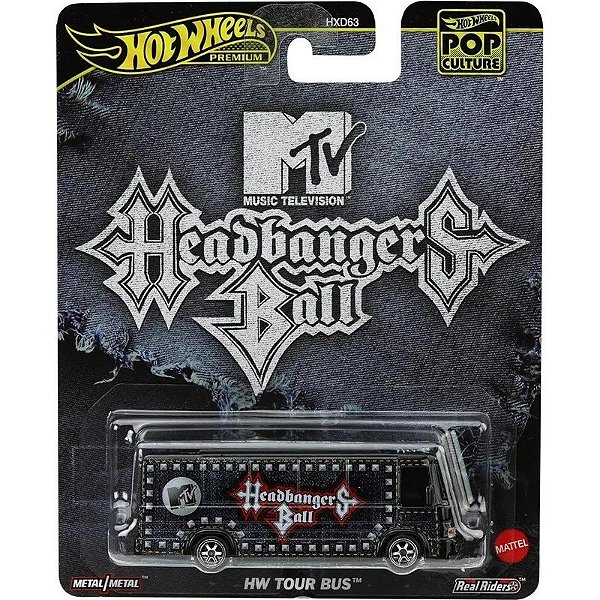 Mini Carro Hot Wheels Tour Bus Premium Headbangers Ball Mattel - JBL64