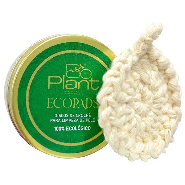 Disco de Crochê para Limpeza Plant Natural Ecopads (3 Unidades)