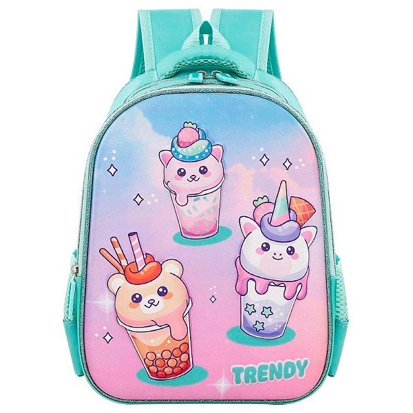 Mochila Infantil Trendy 30114 - Aqua