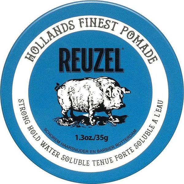 Pomada Reuzel Blue Strong Hold Forte Solúvel em Água - 35g