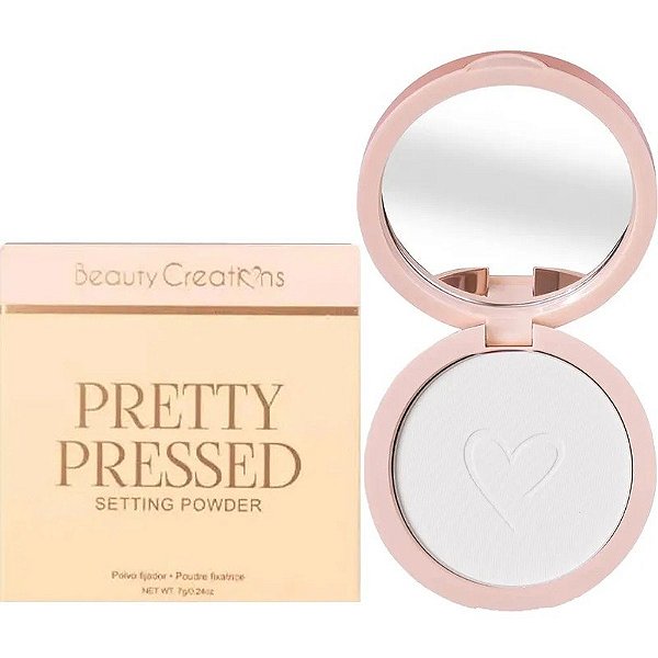 Pincel Bush Beauty Creations Pretty Pressed Setting Very Vanilla - 7g