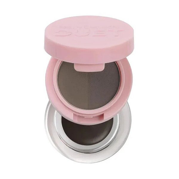 Sombra para Sobrancelhas + Pomada Beauty Creations Duo | Marrom Escuro - 5g