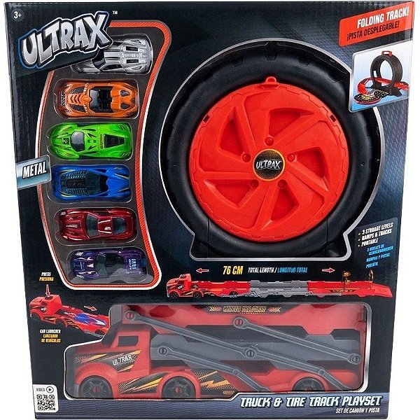 Playset de Rastros de Caminhão e Pneu Ultrax - UL078-B