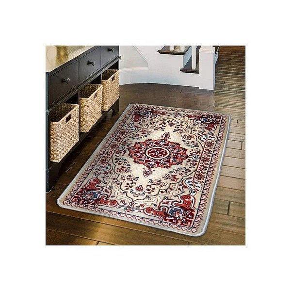 Tapete Turquesa 720PES Bege 50X90