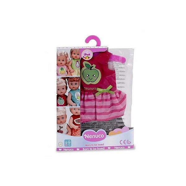 Roupa para Boneco Nenuco Com Maçã