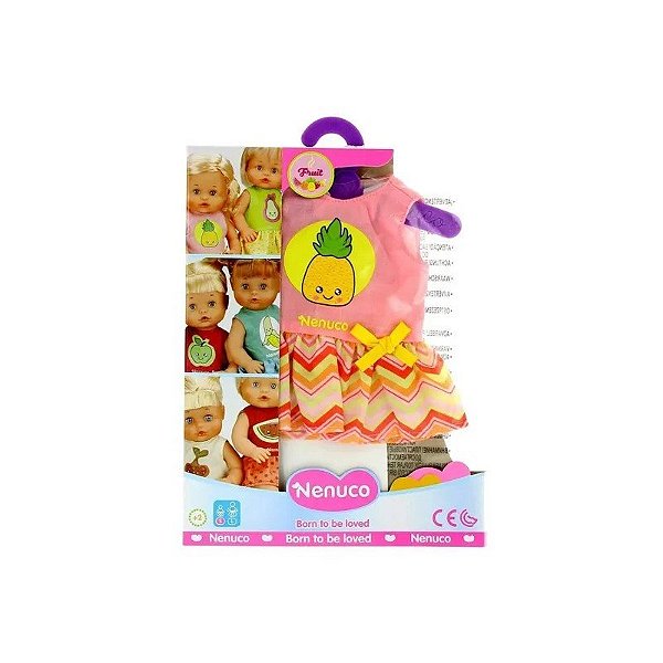 Roupa para Boneca de Abacaxi Nenuco