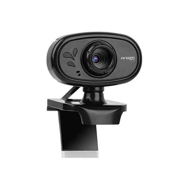 Webcam Argom CAM20 ARG-WC-9120BK 720P/HD/360° - Preta
