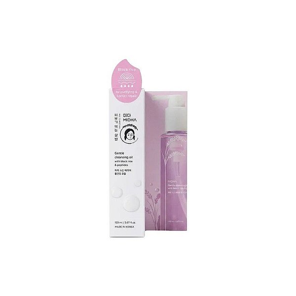 Sabonete Facial Midha Oil Black Rice de 150ML