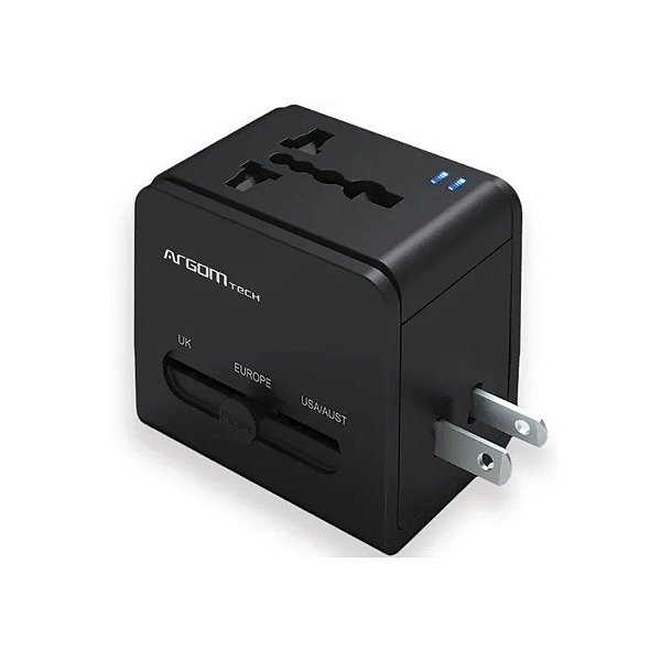 Adaptador Universal All-In-One Argom ARG-CB-0298BK A00680 - Preto