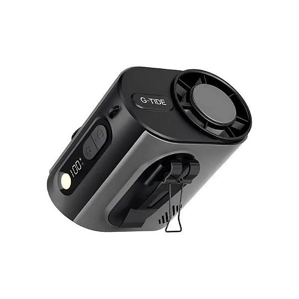 Mini Ventilador Portátil G-Tide FW02 3 Em 1 - Cinza
