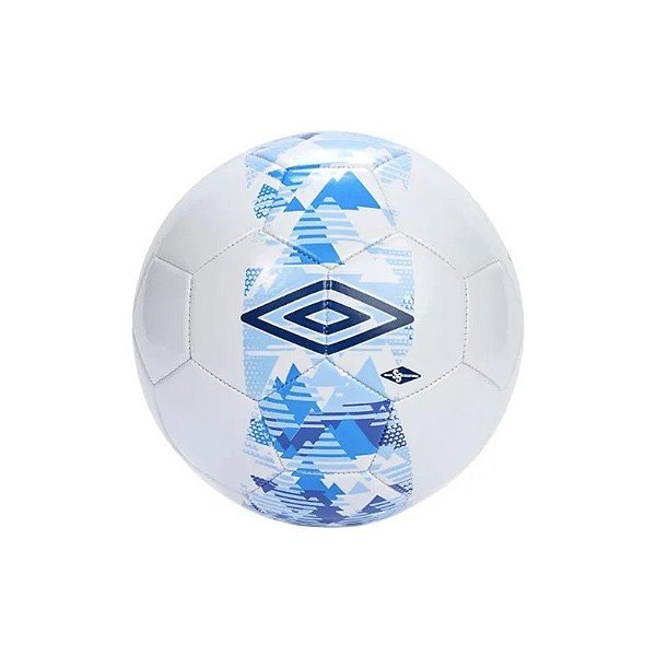 Bola de Futebol Umbro Recreativa Branca com Azul 5