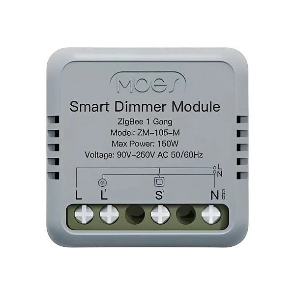 Interruptor de Luz Inteligente Moes ZM-105-M Módulo Dimmer 1 Gangue