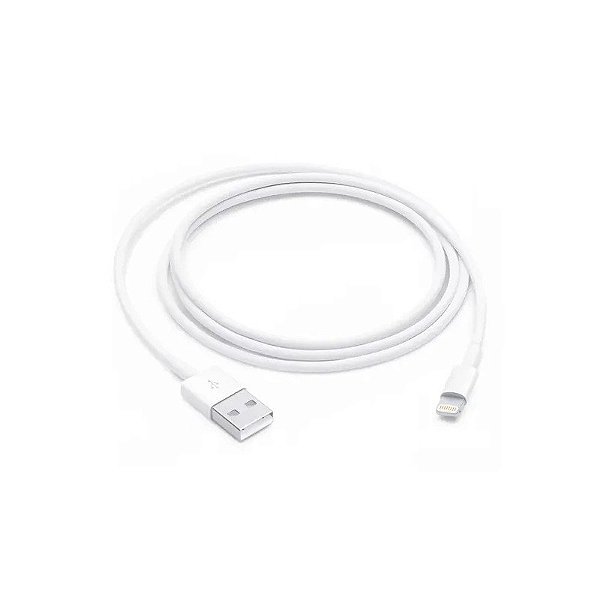 Cabo Apple MXLY2ZM/A Original USB-A para Lightning 1 Metro - Branco