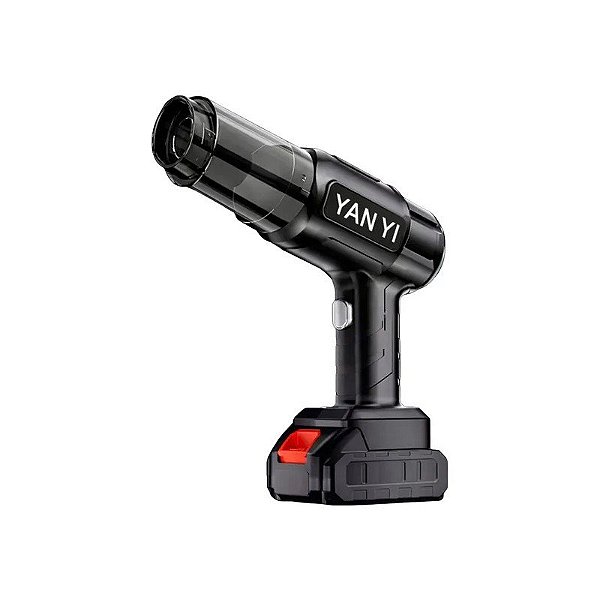 Aspirador de Pó Portátil Yan Yi Vacuum Cleaner ST-6631C - Recarregável - Bivolt - Preto