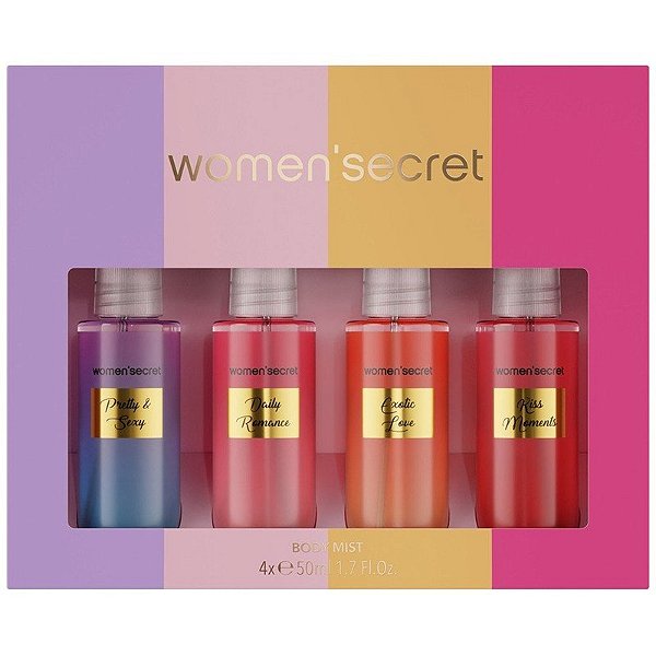 Névoa Corporal Tailored Women'secret Color - 4 x 50mL