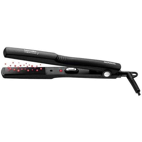 Chapinha de Cabelo Mondial Tourmaline Ceramic Bivolt Preto