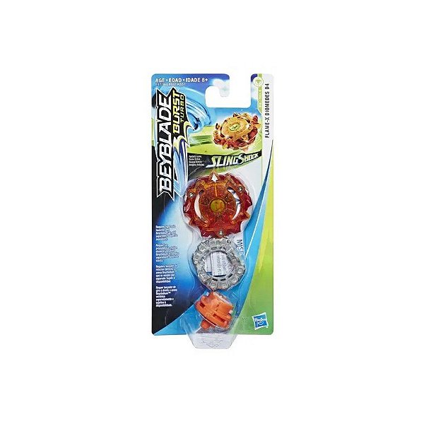 Beyblade Burst Slingshock Chama X Diomedes D4 Pião Único