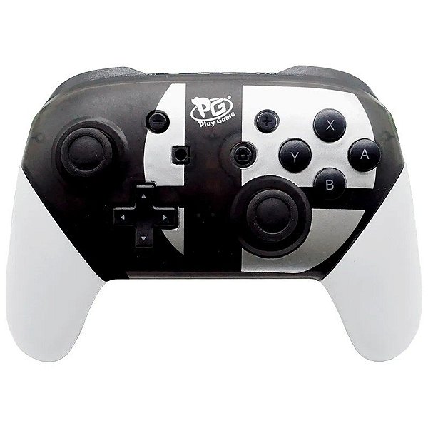 Controle PG-Play Switch Pro Sem Fio para Nintendo Switch Cinza/Preto